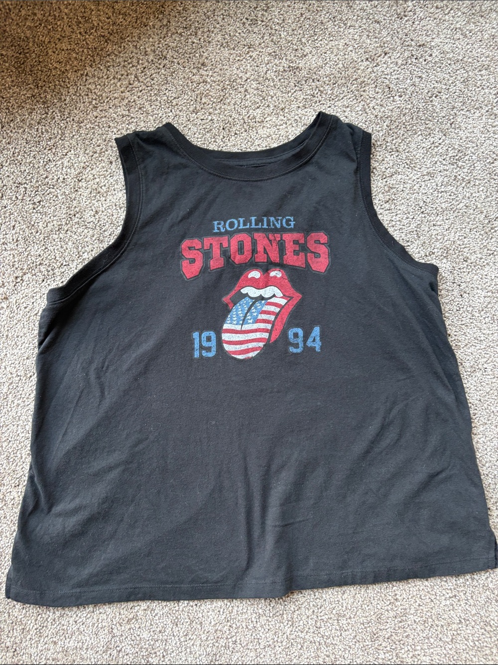 Rolling Stones Black Tank Top